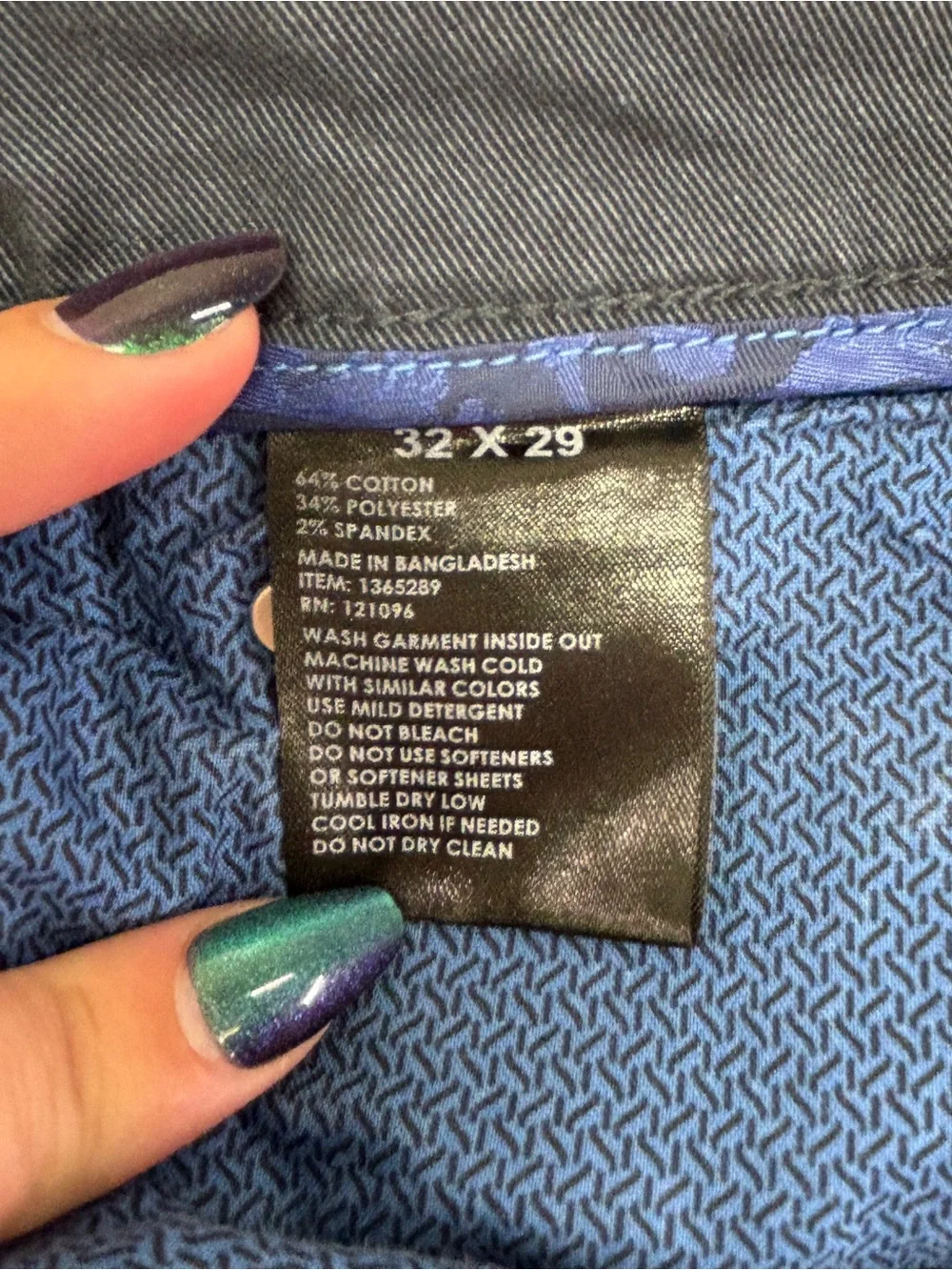 English Laundry Blue Straight Leg Stretch Jeans 32x29 Classic Minimalist